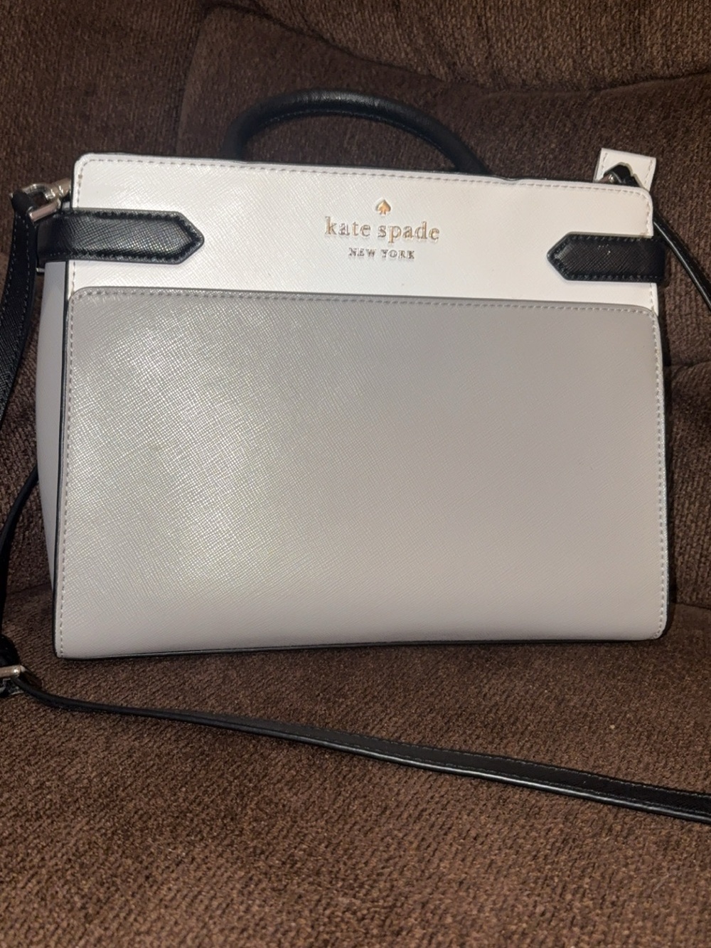 Kate Spade New York satchel in a colorblock